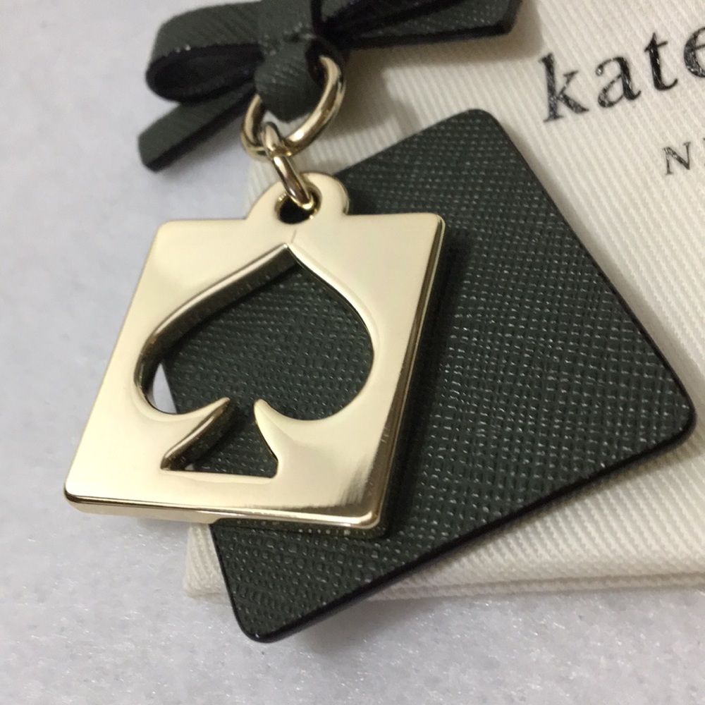 KATE SPADE LEATHER KEYRING BAG ACCESSORY 2018 NWT - Picture 2 of 8